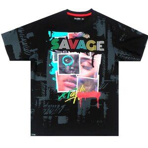 Savage Graphic Black Contender T-Shirt Streetwear Urban Style Unisex Size L-XXXL